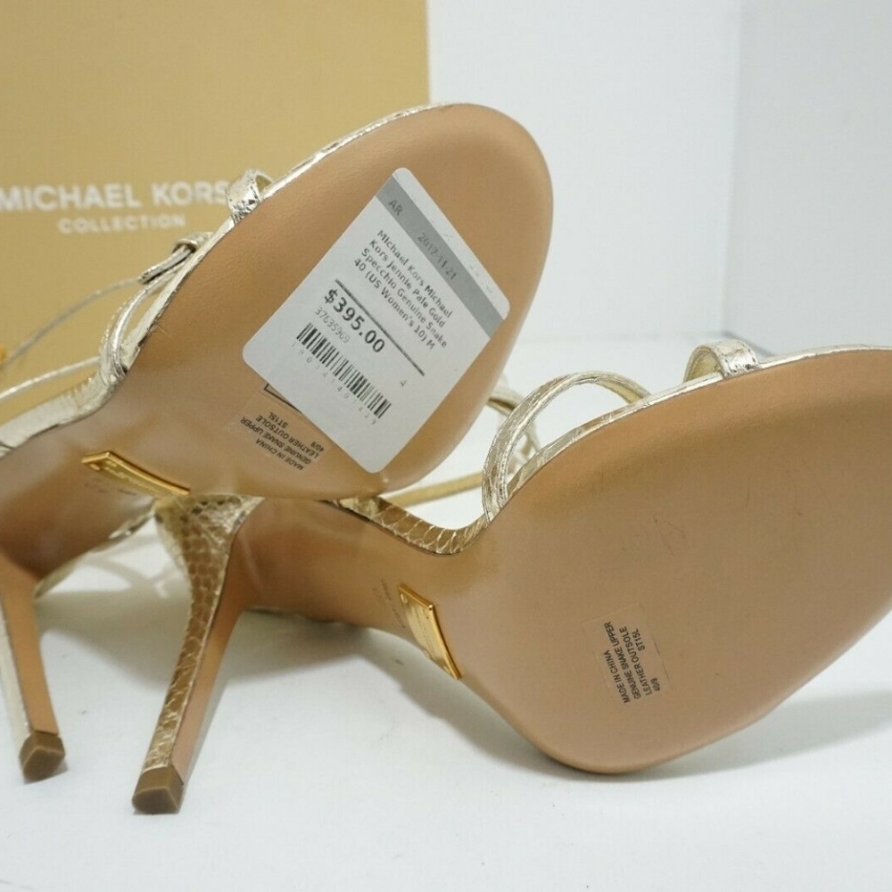 Michael Kors Collection Gold  Snake High Heel - Picture 6 of 8